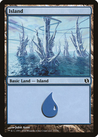 Island (77) [Duel Decks: Elspeth vs. Tezzeret] | GnG Games