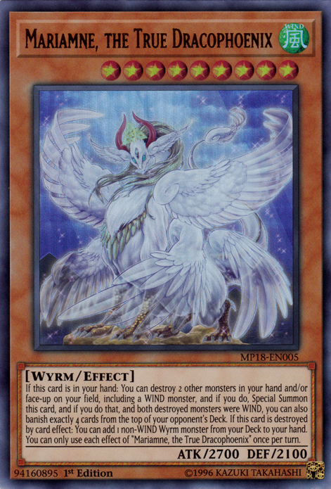 Mariamne, the True Dracophoenix [MP18-EN005] Ultra Rare | GnG Games