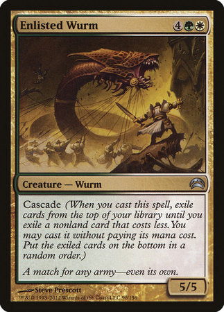 Enlisted Wurm [Planechase 2012] | GnG Games