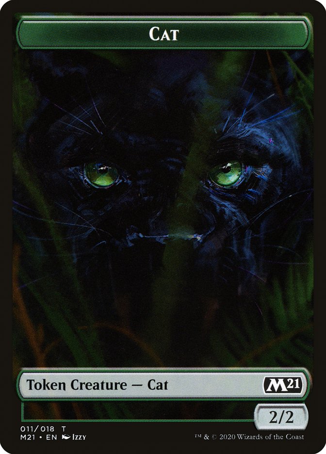 Bird // Cat (011) Double-sided Token [Core Set 2021 Tokens] | GnG Games