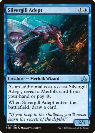 Silvergill Adept [Rivals of Ixalan] | GnG Games