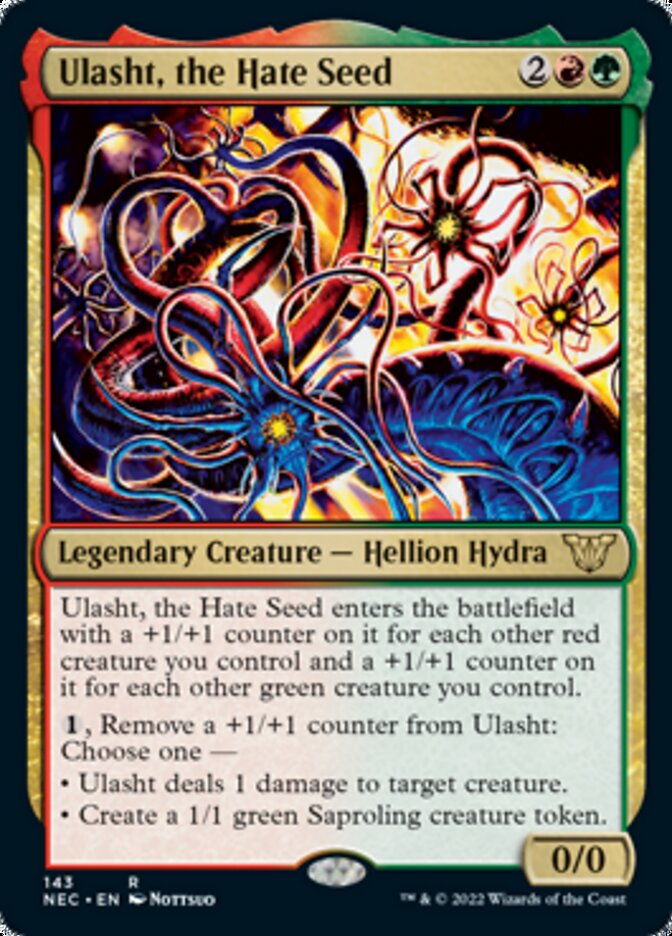 Ulasht, the Hate Seed [Kamigawa: Neon Dynasty Commander] | GnG Games