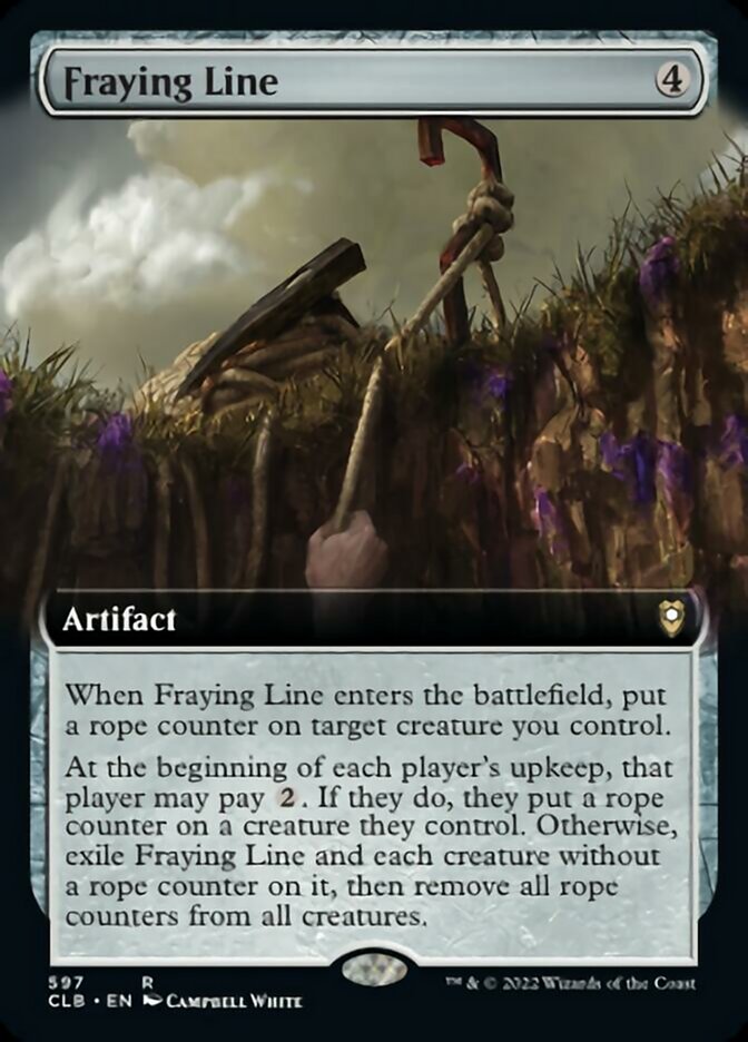 Fraying Line (Extended Art) [Commander Legends: Battle for Baldur's Gate] | GnG Games