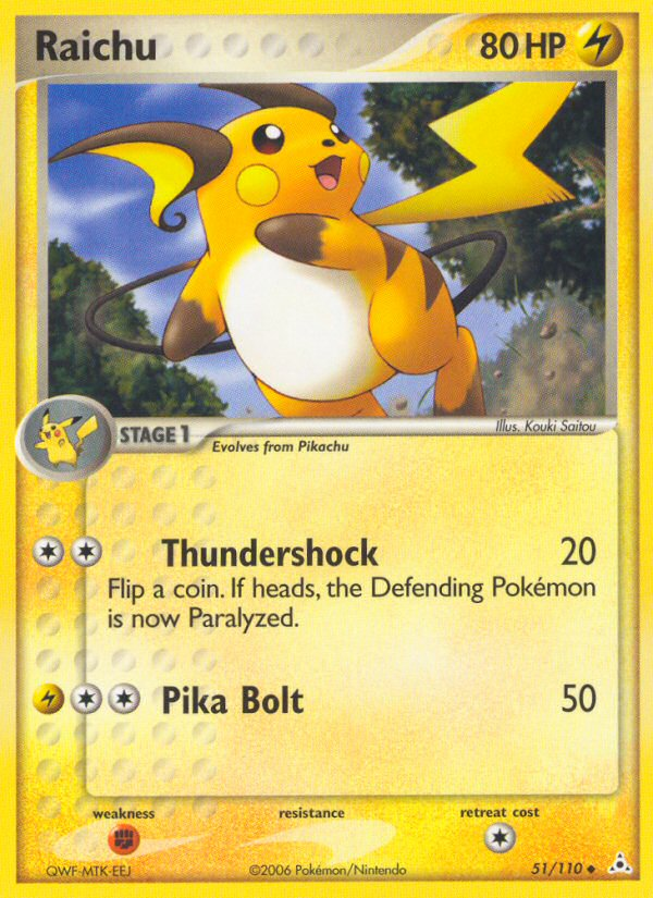 Raichu (51/110) [EX: Holon Phantoms] | GnG Games