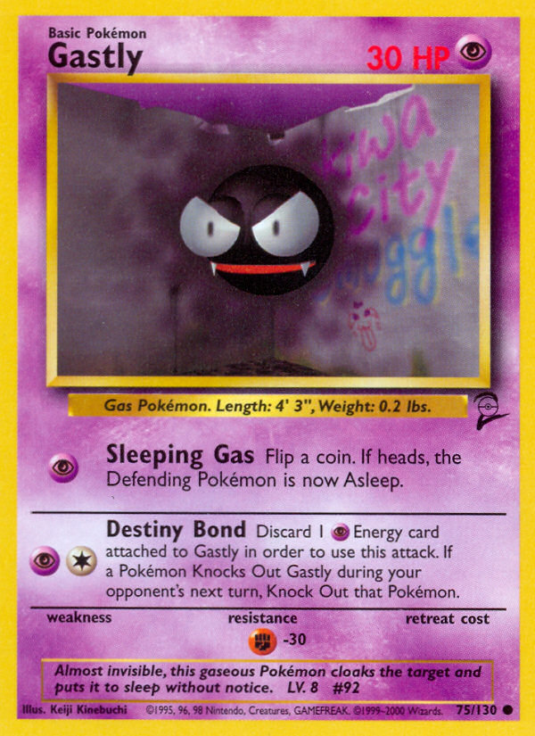 Gastly (75/130) [Base Set 2] | GnG Games