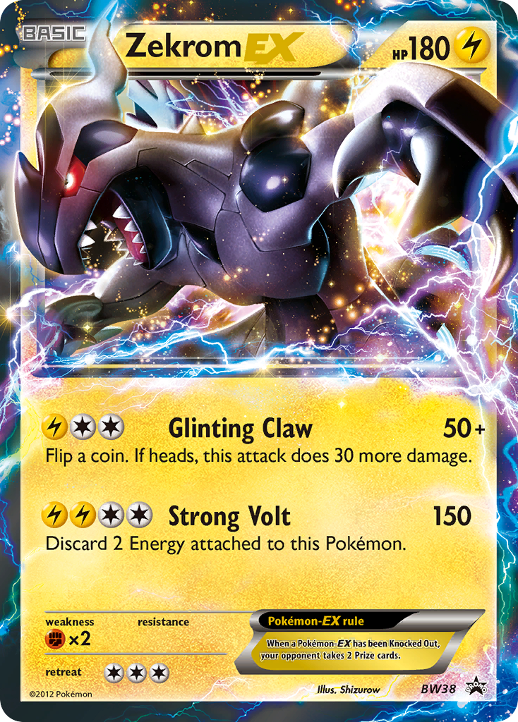 Zekrom EX (BW38) [Black & White: Black Star Promos] | GnG Games