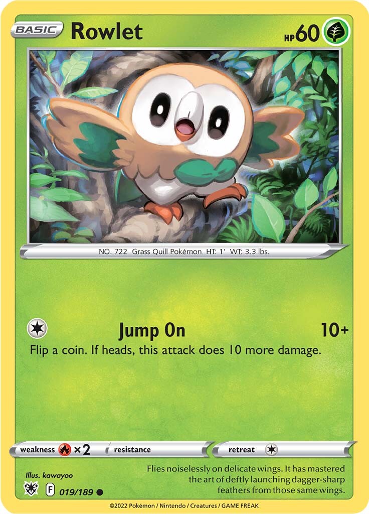 Rowlet (019/189) [Sword & Shield: Astral Radiance] | GnG Games