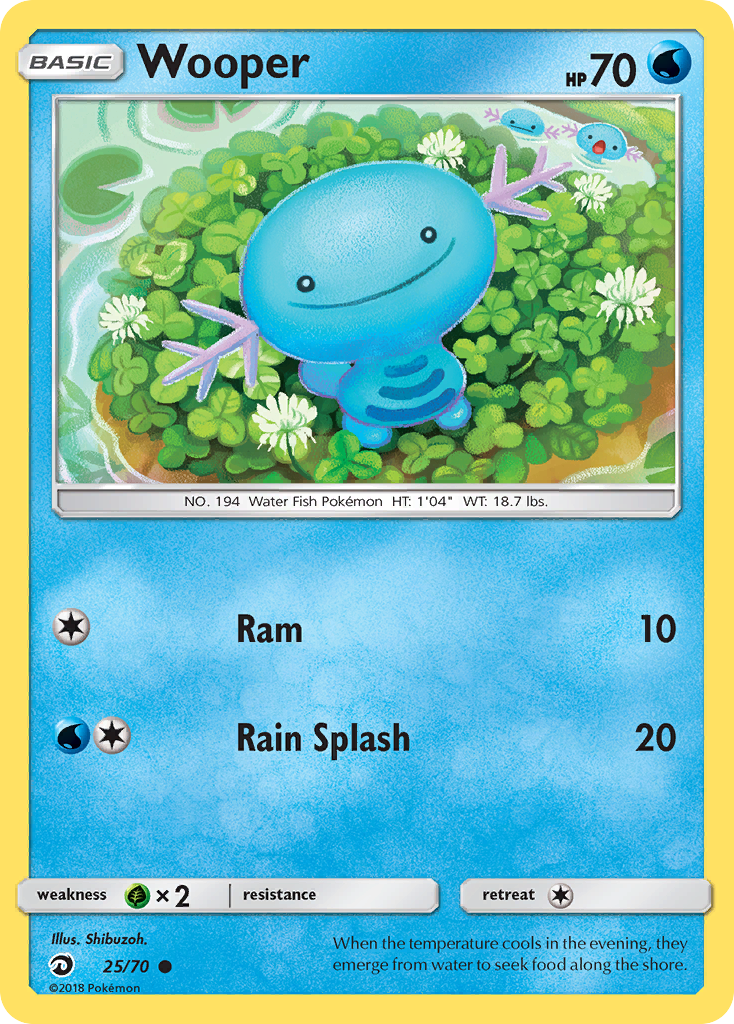 Wooper (25/70) [Sun & Moon: Dragon Majesty] | GnG Games