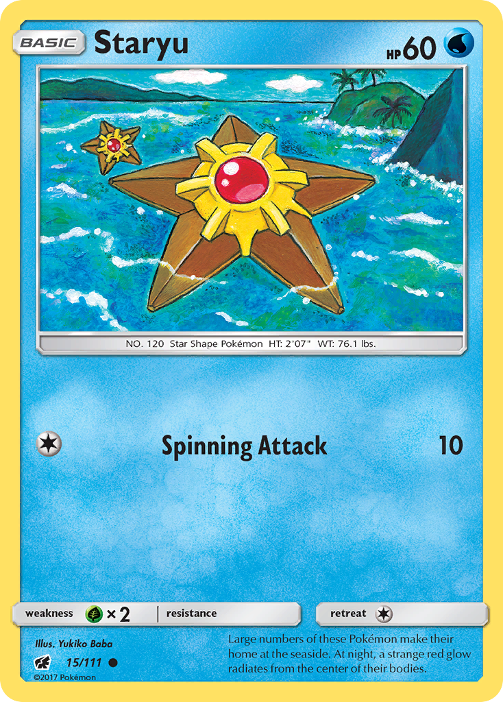 Staryu (15/111) [Sun & Moon: Crimson Invasion] | GnG Games