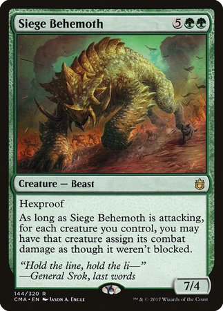 Siege Behemoth [Commander Anthology] | GnG Games