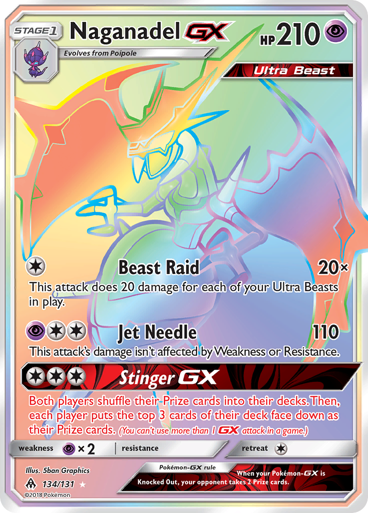 Naganadel GX (134/131) [Sun & Moon: Forbidden Light] | GnG Games