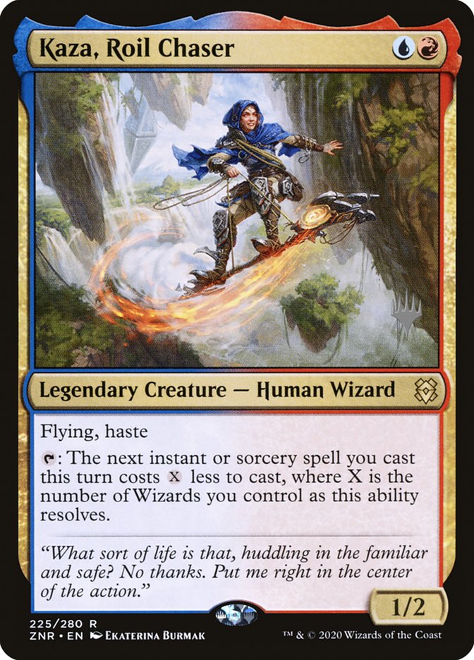 Kaza, Roil Chaser (Promo Pack) [Zendikar Rising Promos] | GnG Games