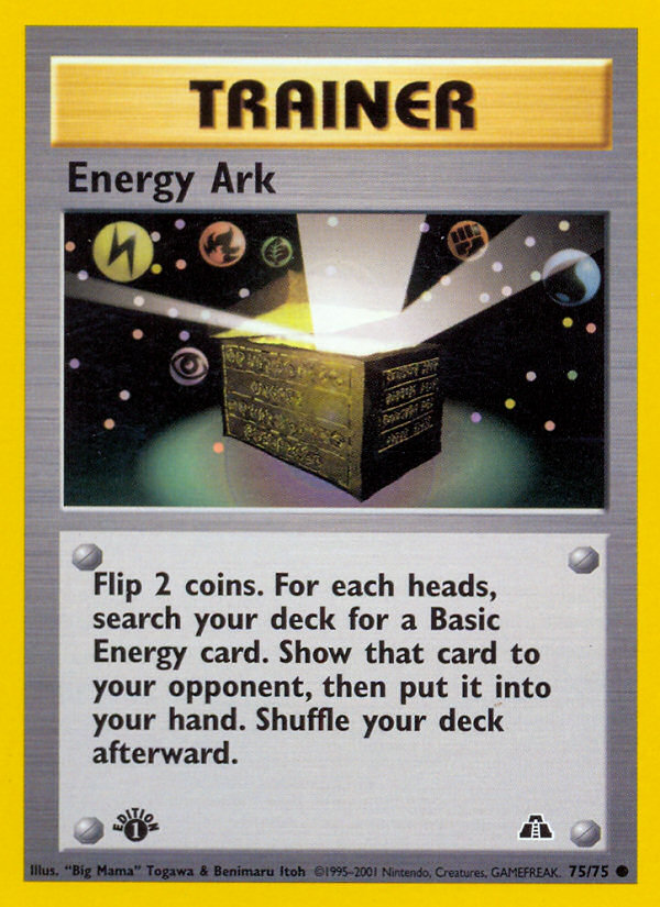 Energy Ark (75/75) [Neo Discovery 1st Edition] | GnG Games