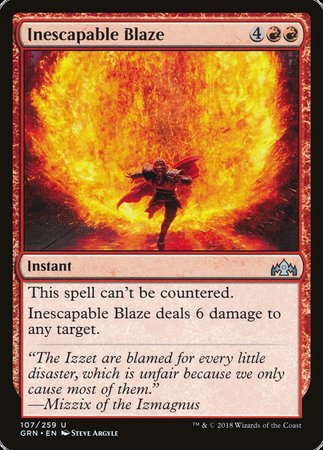 Inescapable Blaze [Guilds of Ravnica] | GnG Games