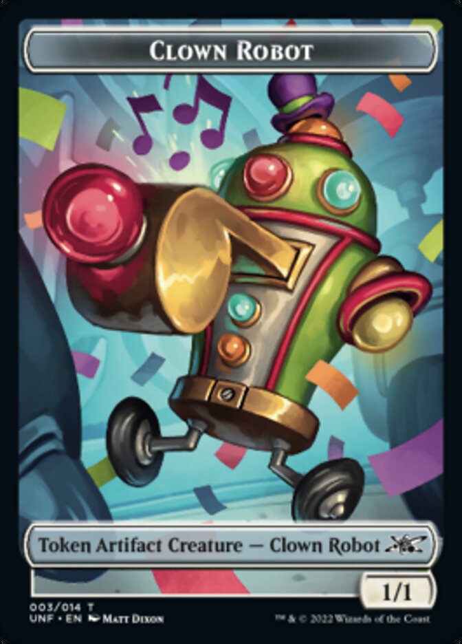 Clown Robot (003) Token [Unfinity Tokens] | GnG Games