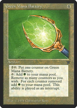 Green Mana Battery [Legends] | GnG Games