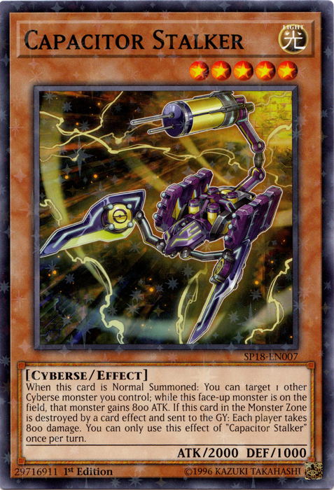 Capacitor Stalker (Starfoil) [SP18-EN007] Starfoil Rare | GnG Games