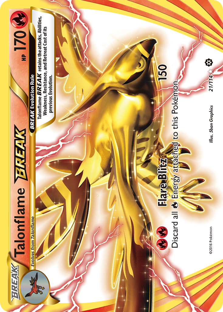 Talonflame BREAK (21/114) [XY: Steam Siege] | GnG Games