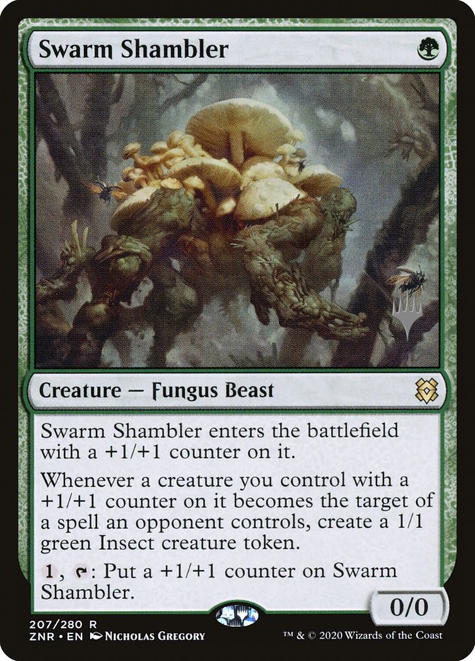 Swarm Shambler (Promo Pack) [Zendikar Rising Promos] | GnG Games