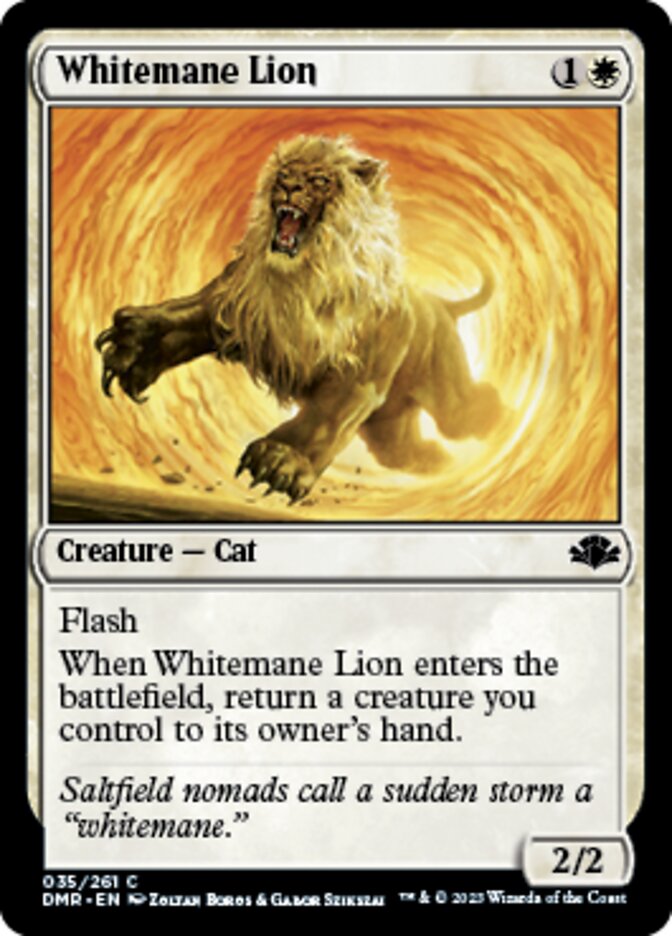 Whitemane Lion [Dominaria Remastered] | GnG Games