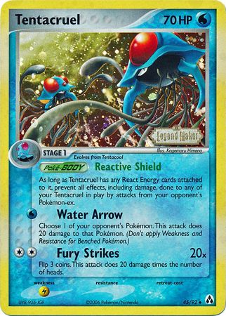 Tentacruel (45/92) (Stamped) [EX: Legend Maker] | GnG Games