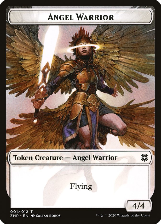 Angel Warrior Token [Zendikar Rising] | GnG Games