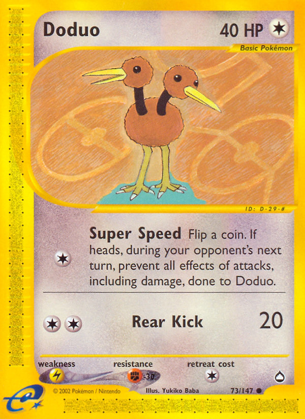 Doduo (73/147) [Aquapolis] | GnG Games