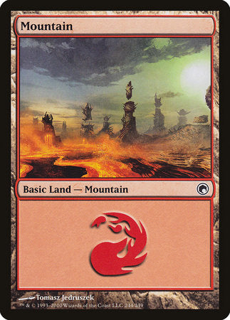 Mountain (244) [Scars of Mirrodin] | GnG Games