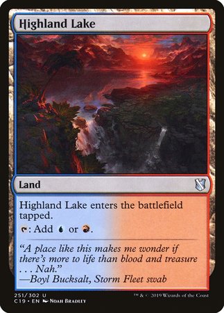 Highland Lake [Commander 2019] | GnG Games