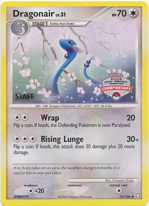 Dragonair (52/146) (State Province Territory Championship Staff) [Diamond & Pearl: Legends Awakened] | GnG Games