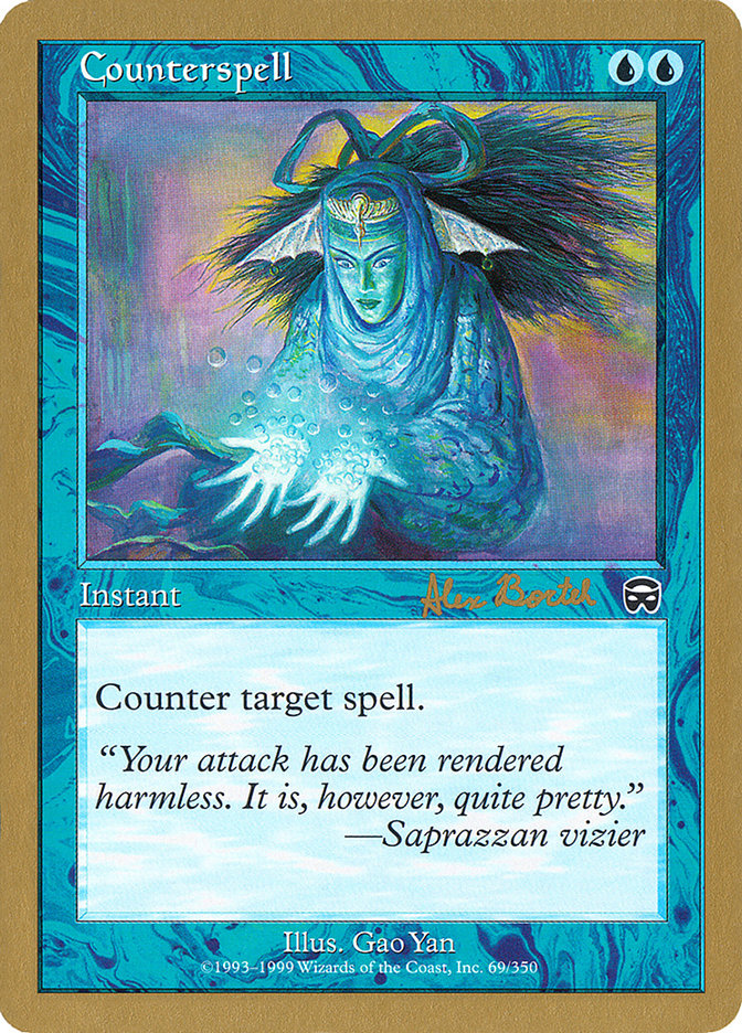 Counterspell (Alex Borteh) (MMQ) [World Championship Decks 2001] | GnG Games