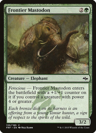 Frontier Mastodon [Fate Reforged] | GnG Games