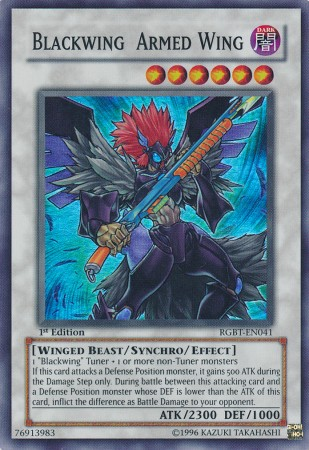 Blackwing Armed Wing [RGBT-EN041] Super Rare | GnG Games