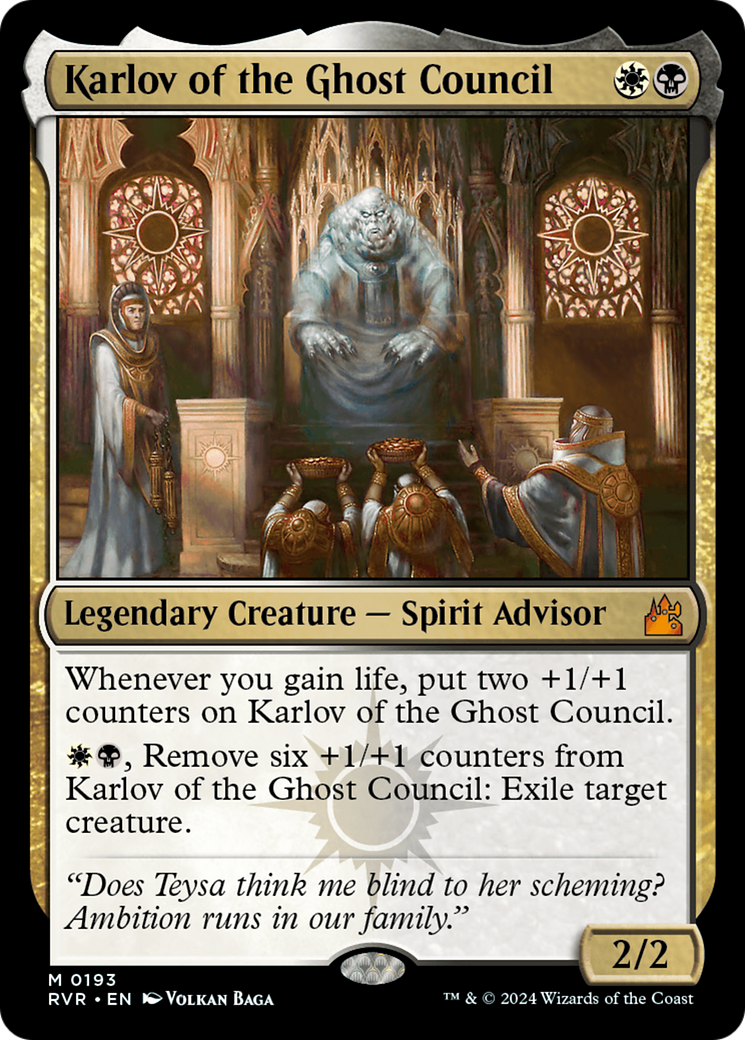 Karlov of the Ghost Council [Ravnica Remastered] | GnG Games