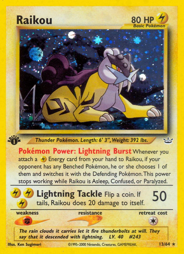 Raikou (13/64) [Neo Revelation 1st Edition] | GnG Games