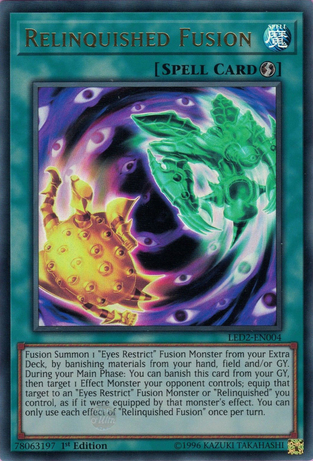 Relinquished Fusion [LED2-EN004] Ultra Rare | GnG Games