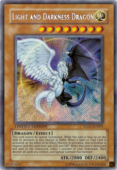 Light and Darkness Dragon [YG01-EN001] Secret Rare | GnG Games