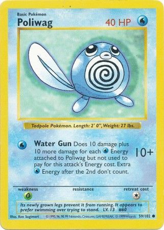 Poliwag (59/102) [Base Set Shadowless Unlimited] | GnG Games