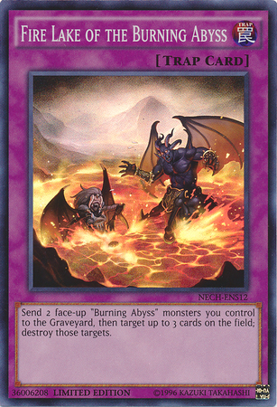 Fire Lake of the Burning Abyss (SE) [NECH-ENS12] Super Rare | GnG Games