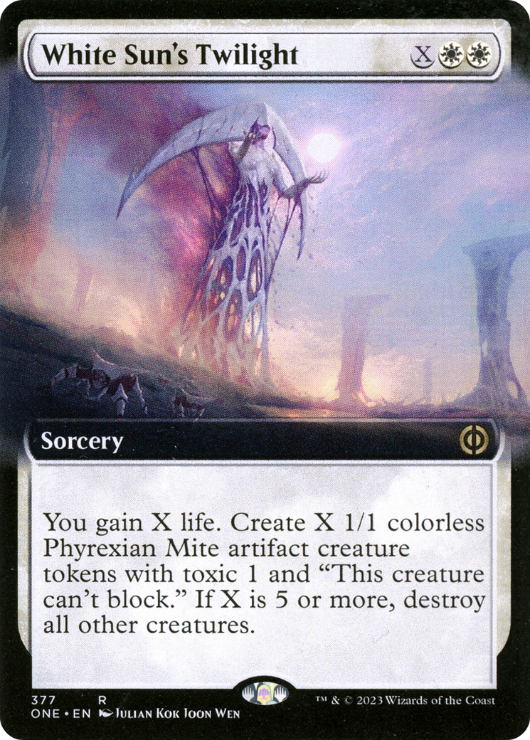 White Sun's Twilight (Extended Art) [Phyrexia: All Will Be One] | GnG Games