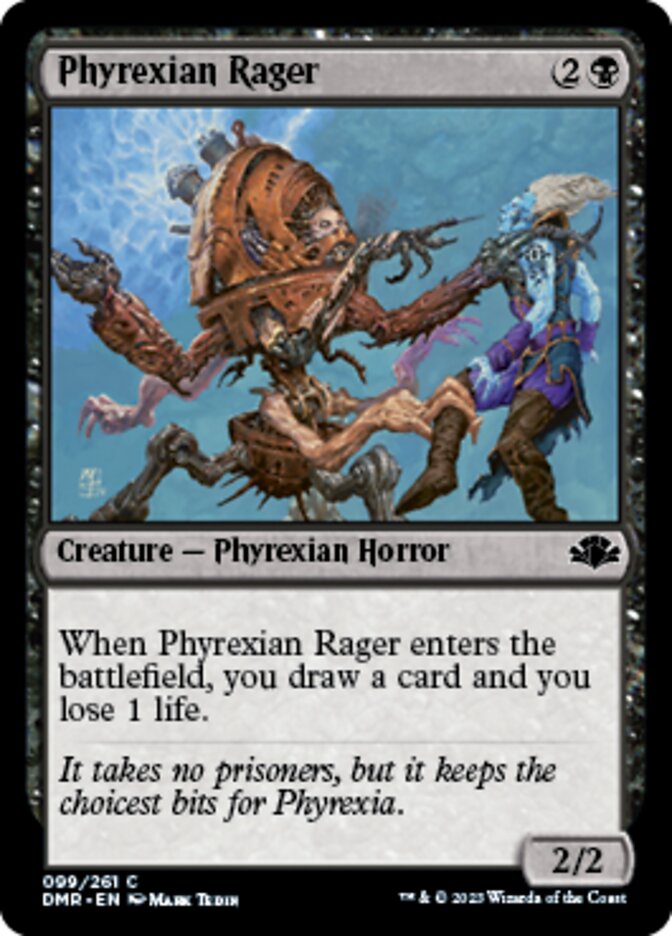 Phyrexian Rager [Dominaria Remastered] | GnG Games