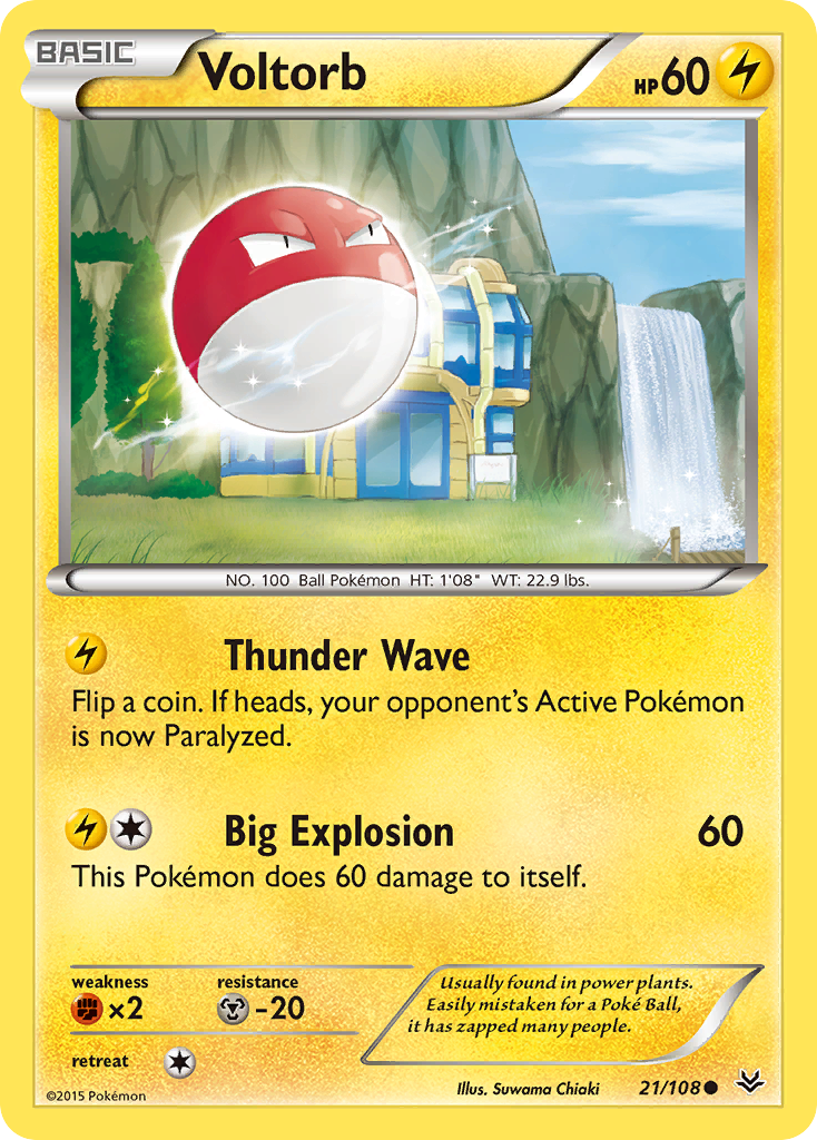 Voltorb (21/108) [XY: Roaring Skies] | GnG Games