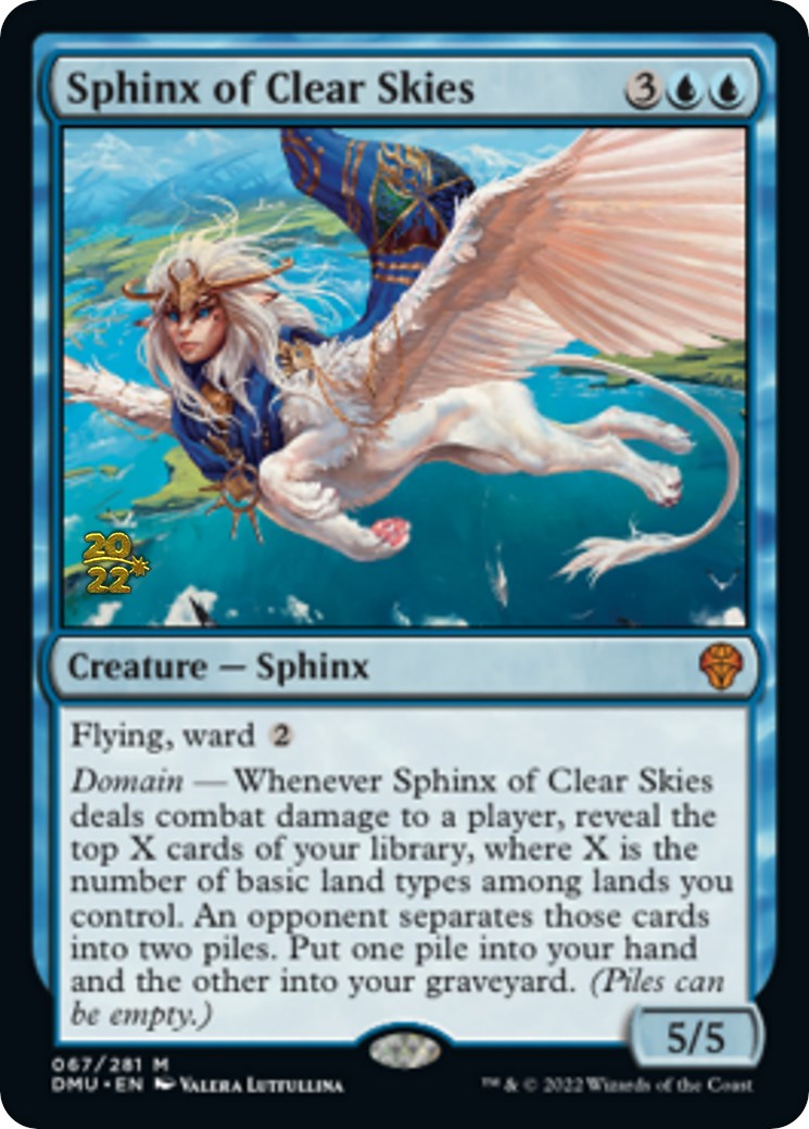 Sphinx of Clear Skies [Dominaria United Prerelease Promos] | GnG Games