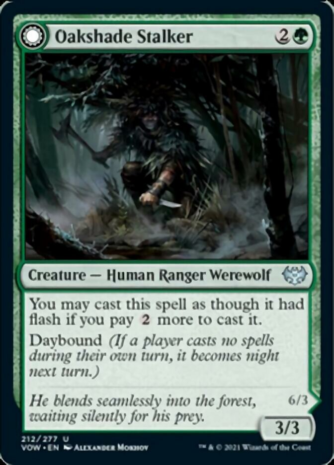 Oakshade Stalker // Moonlit Ambusher [Innistrad: Crimson Vow] | GnG Games
