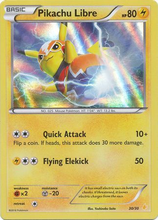 Pikachu Libre (30/30) [XY: Trainer Kit 3 - Pikachu Libre] | GnG Games