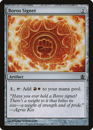 Boros Signet [Commander 2011] | GnG Games