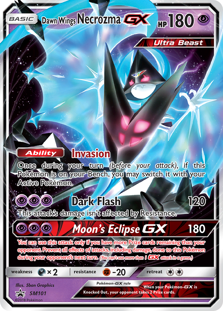 Dawn Wings Necrozma GX (SM101) [Sun & Moon: Black Star Promos] | GnG Games