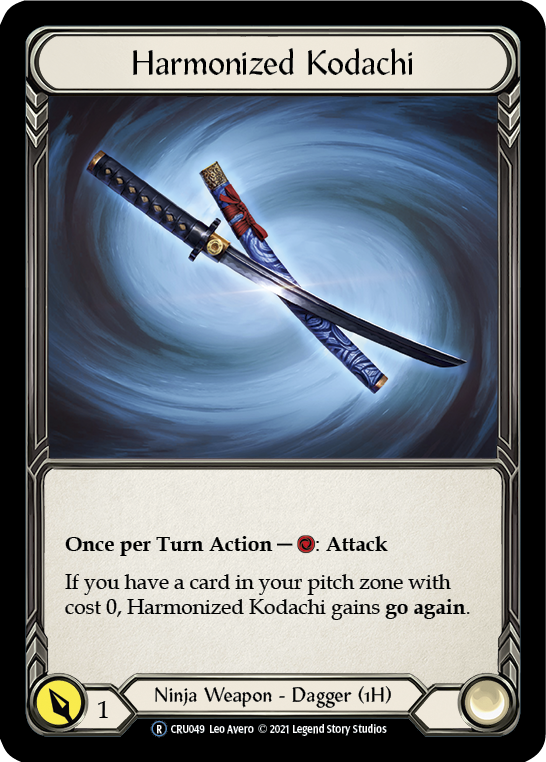 Harmonized Kodachi (Rainbow Foil) [CRU049-RF] Unlimited Rainbow Foil | GnG Games