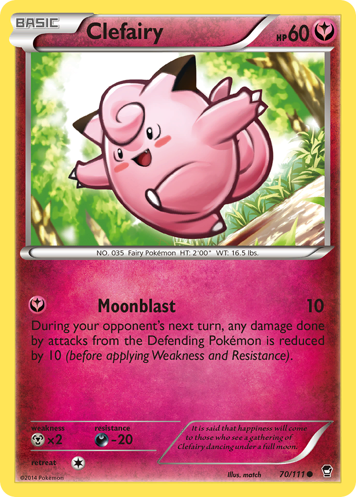 Clefairy (70/111) [XY: Furious Fists] | GnG Games