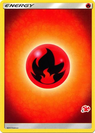 Fire Energy (Charizard Stamp #5) [Battle Academy 2020] | GnG Games